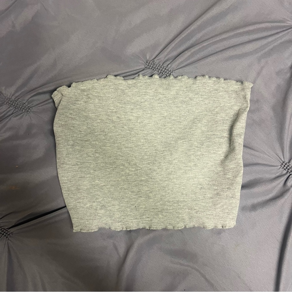 🤎5/$25 Grey tube top